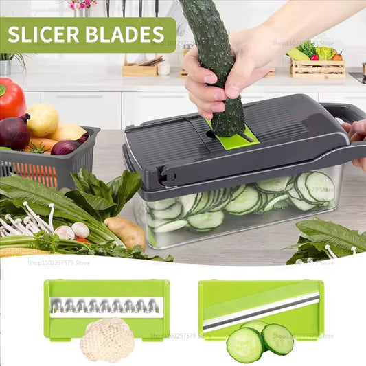 Multifunctional Portable Vegetable Cutter and Slicer for Fruits and Vegetables