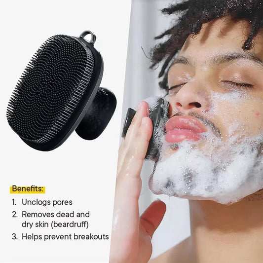 Silicone Face Scrubber for Men and Women Facial Cleansing Brush Silicone Face Wash Brush Manual Cleansing Skin Care Face Brushes