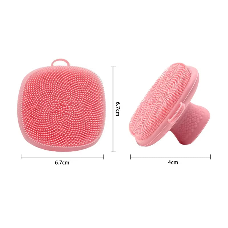 Silicone Face Scrubber for Men and Women Facial Cleansing Brush Silicone Face Wash Brush Manual Cleansing Skin Care Face Brushes